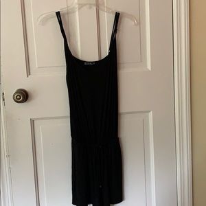 CottonOn Black Tie Waist Romper 🖤